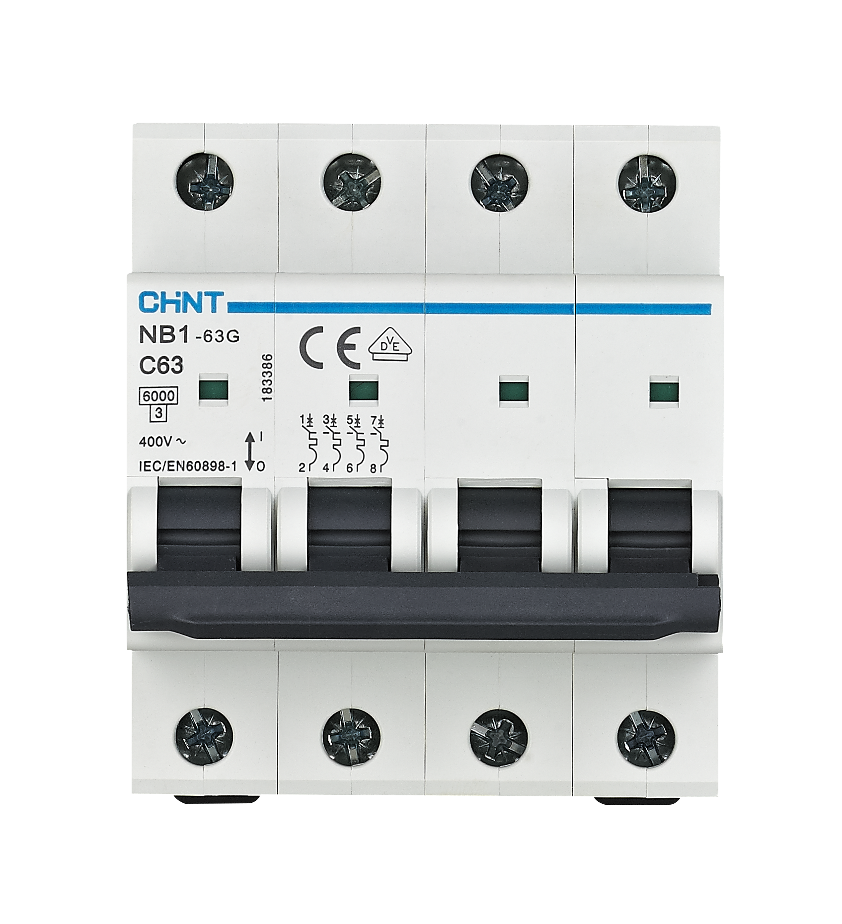 NB1-63G  C63 4P-MCB-Front